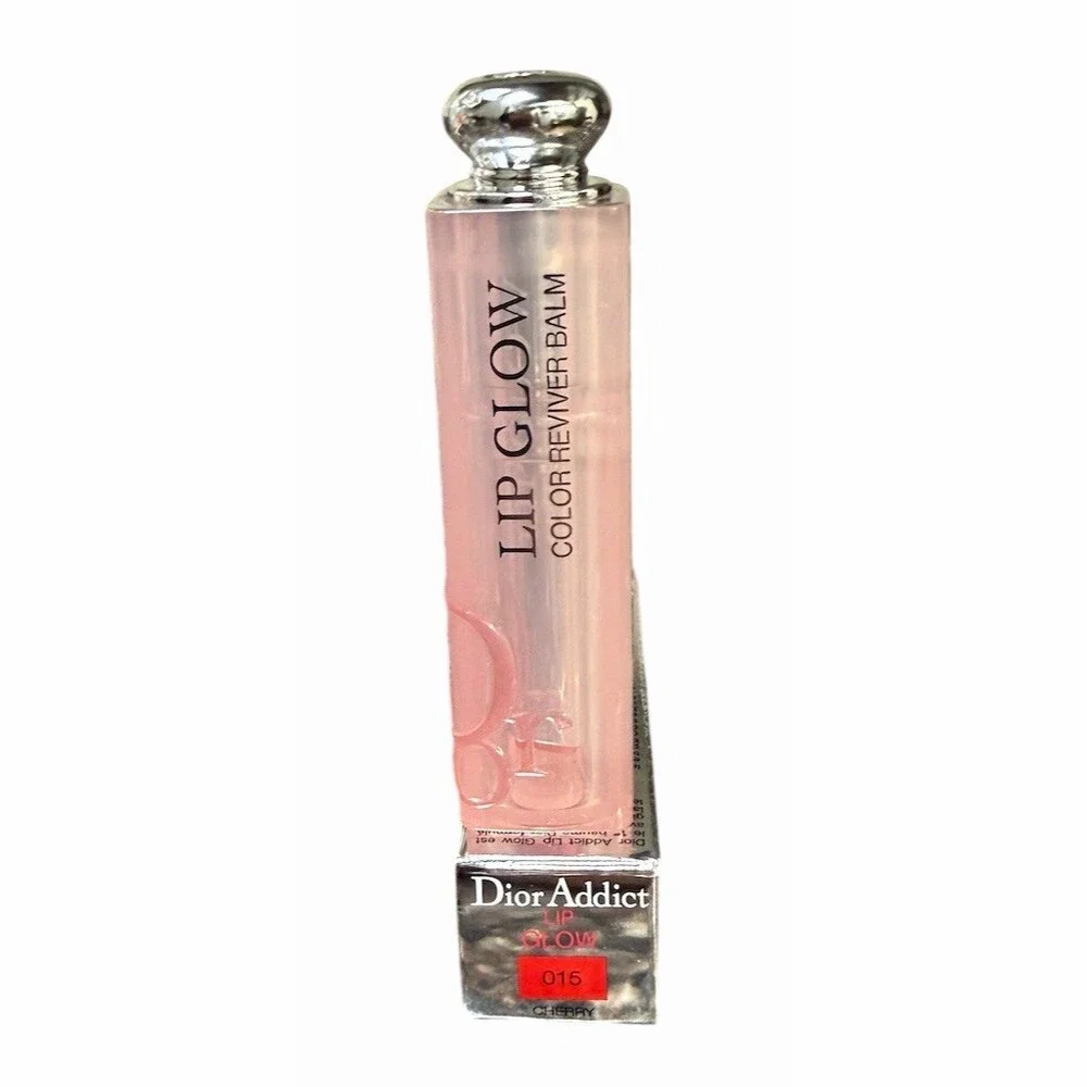 Dior Addict Lip Glow Color Reviver Balm 015 Cherry Tinted Hydrating New In Box